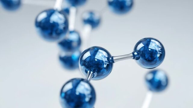A detailed examination of blue molecular structures highlighting their importance in various scientific fields. Discover how these structures relate to technology and innovation