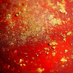 Red Abstract Background Gold Glitter Texture