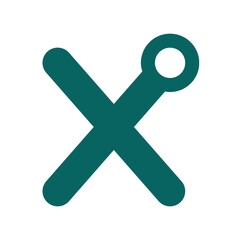 Minimalist logo design featuring the letter X.