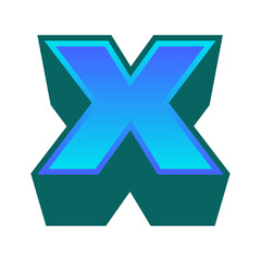 Minimalist logo design featuring the letter X.