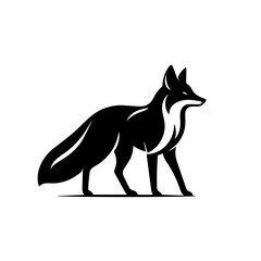 Wild Fox Vector Illustration – Elegant Forest Wildlife Design