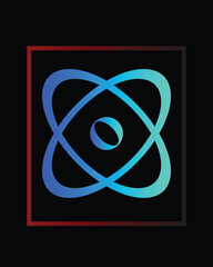 abstract background with a symbol