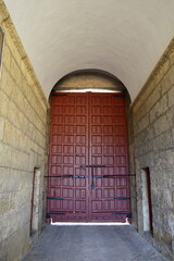 Entrada para arena de Touros de Sevilha na Espanha