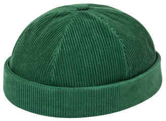 stylish green corduroy docker cap a minimalist