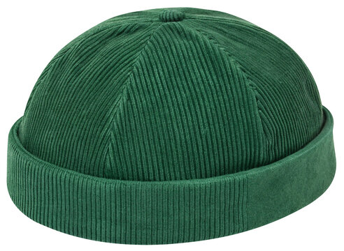 stylish green corduroy docker cap a minimalist