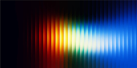 Bright colorful rainbow wave lines vector illustration texture background design