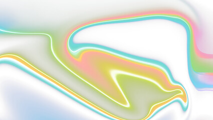 Abstract flowing neon light trails with vibrant hues dynamic movement energy flow