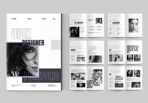 UI UX Designer Portfolio Template