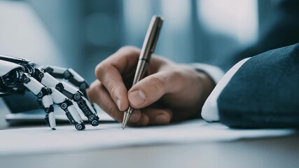 Legal team leveraging Robotic Process Automation to review contracts and automate document classification for faster case preparation.