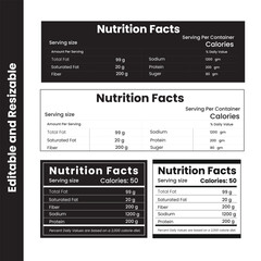 nutrition facts, nutrition facts label, nutrition list, package template, nutrition label, milk nutrition fact, data table ingredients calorie, layout design, vector, sugar, food information