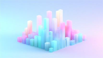 パステル 都市 背景 壁紙 素材