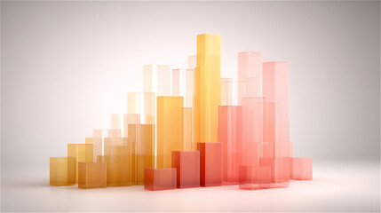 背景 壁紙 素材 オレンジ 赤 グラスシティ 抽象