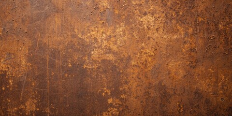 Detailed view of a corroded copper sheet, showcasing its weathered texture and rich brown hues, ideal for creating aged and industrialthemed visuals