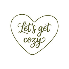 Cute typography design with the phrase 