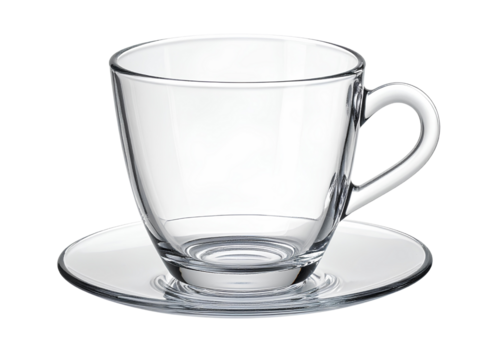 Firefly_glass cup, transparent background, PNG file with white background and the cutout of t