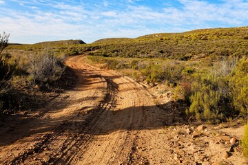 Views of the Biedouw valley hiking trail in Western Cape, South Africa.
