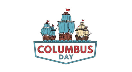 Three historic sailing ships commemorate Columbus Day.