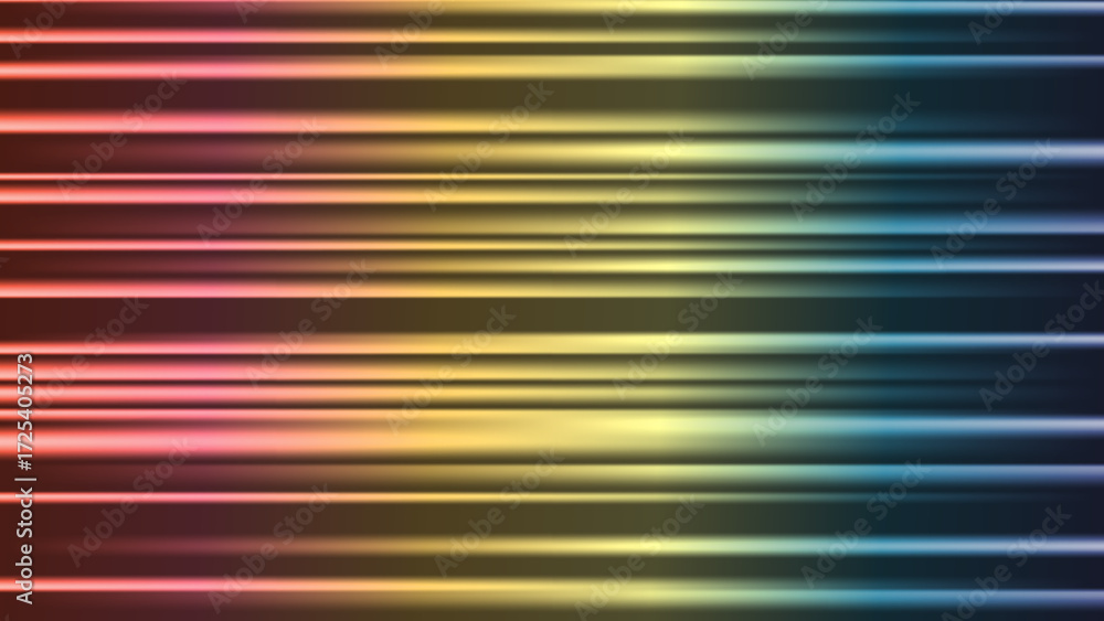 Poster Abstract background with horizontal rays