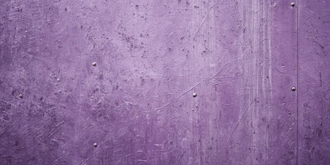 Aged and weathered purple metal surface with scratches and imperfections, creating a textured background for industrial or vintage designs and artistic compositions