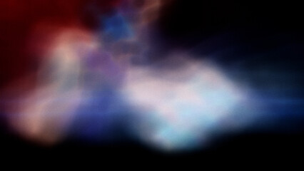 Abstract light overlay background with glowing flares, soft dust particles, film grain and digital noise. Perfect as a visual effect for overlays, graphics, retro film style, and creative edits.