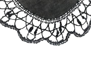 Transparent overlay background of a lace lacy fabric weaved texture