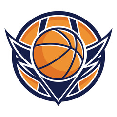 Fierce Basketball Mascot Logo Sport Team Graphic Design Illustration