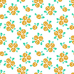 seamless background with flowers, bedsheets design, printable design illustration