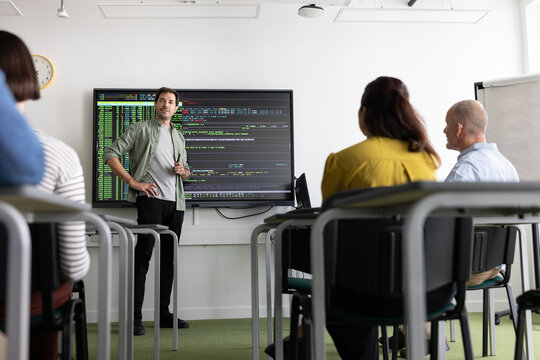 Engaging Speaker discussing technology developments