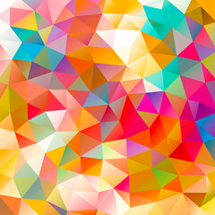 abstract geometric rainbow background illustration