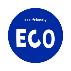 Eco Friendly Typography / 「ECO」エコフレンドリーのタイポグラフィロゴデザイン