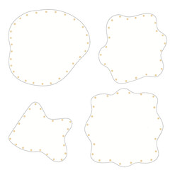 Set of speech bubbles