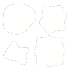 Set of speech bubbles