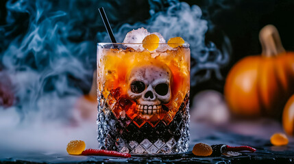 Halloweens spooky drink.