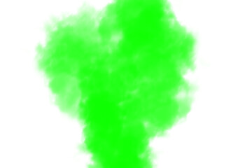 Obraz premium Abstract neon green splash creates a vibrant and energetic design element for modern digital art projects on transparent background