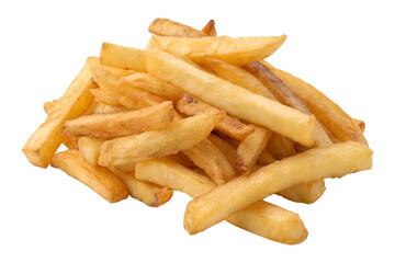 French fries potato fry isolated on transparent background