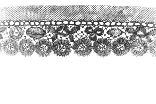 Transparent overlay background of a lace lacy fabric weaved texture