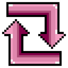 Pixel art icon  arrows forming a continuous loop (1).png