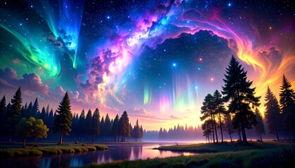 Cool Star Wallpaper with an Aesthetic and Magical Feel 