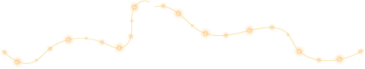Golden garland of shining stars