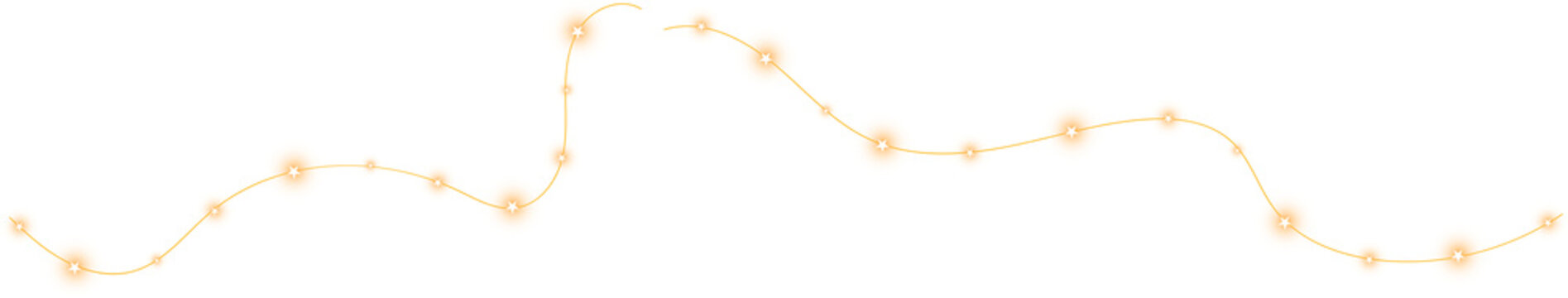 Golden garland of shining stars