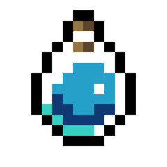 Pixel Art Blue Spell