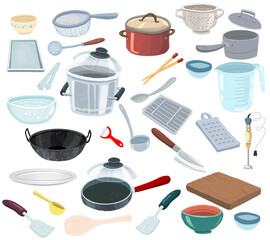 Kitchen utensil drawings