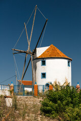 Typical Portuguese windmill in Alentejo.