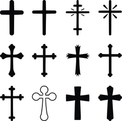 set of celtic crosses