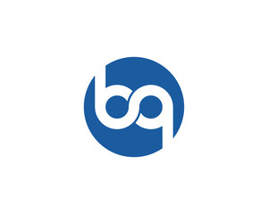 BQ letter logo design, bq