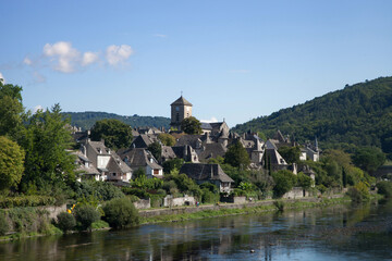 La ville d'Argentat sur Dordogne