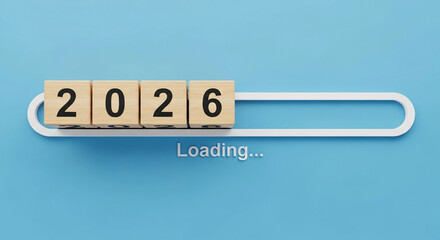 2026 Loading Bar, Future Progress Concept