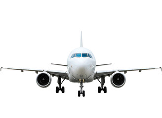Fototapeta premium Airplane isolated on transparent background