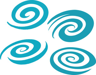 Swirl lines decorative lines