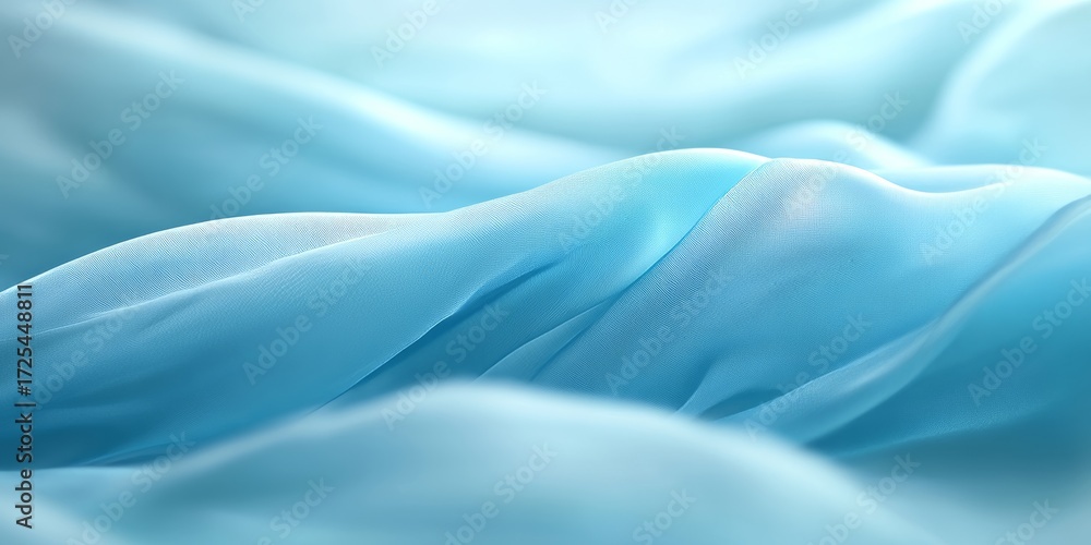 Poster elegant soft pastel turquoise background with seamless transitions for minimalist abstract design